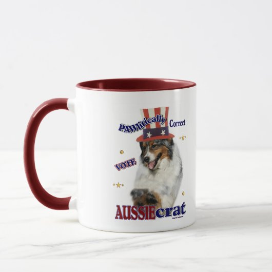 Australian Shepherd Gifts Tasse (Links)