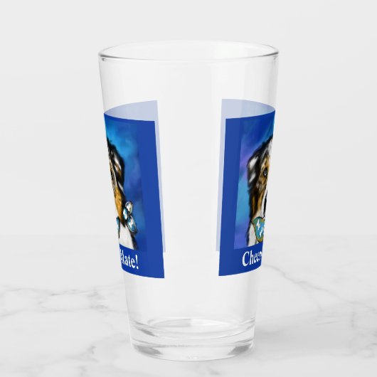 AUSTRALIAN SHEPHERD GLAS (Links)