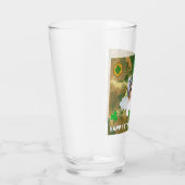 Australian Shepherd Gold Happy St Patricks Day Glas (Rechts)