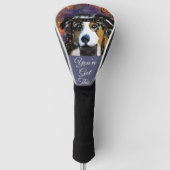 AUSTRALIAN SHEPHERD GOLF HEADCOVER (Vorderseite)