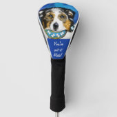 AUSTRALIAN SHEPHERD GOLF HEADCOVER (Vorderseite)