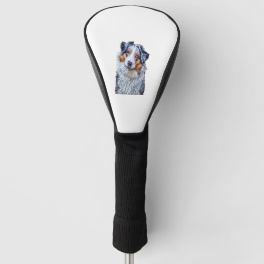 Australian Shepherd Golf Headcover (Vorderseite)