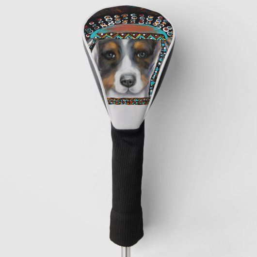 Australian Shepherd Golf Headcover (Vorderseite)