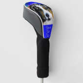 AUSTRALIAN SHEPHERD GOLF HEADCOVER (angewinkelt)