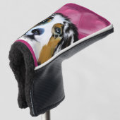 AUSTRALIAN SHEPHERD GOLF HEADCOVER (3/4 Vorderseite)