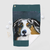 AUSTRALIAN SHEPHERD GOLFHANDTUCH (Insitu)