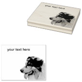 Australian Shepherd Gummistempel (Stempel)