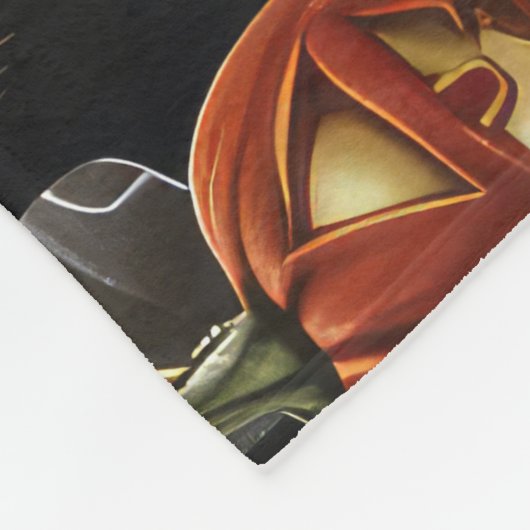 Australian Shepherd Halloween Spooky Fleecedecke (Ecke)