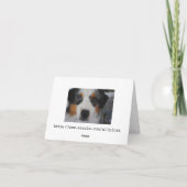 Australian Shepherd Happy Birthday Card Karte (Rückseite)