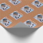 Australian Shepherd Happy Birthday Geschenkpapier (Ecke)