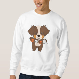 Australian Shepherd Happy Halloween Dog Costume Sweatshirt