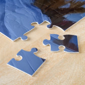 Australian Shepherd Herding Snowballs with Santa Puzzle (Seite)