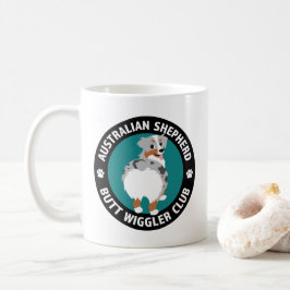 Australian Shepherd Hintern Wigglers Club Kaffeetasse