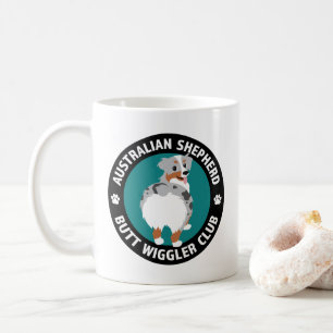 Australian Shepherd Hintern Wigglers Club Kaffeetasse