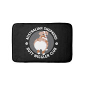 Australian Shepherd Hintern Wigglers Club - Red Me Badematte (Vorderseite)