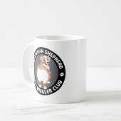Australian Shepherd Hintern Wigglers Club - Red Me Kaffeetasse (Vorderseite Links)
