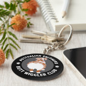 Australian Shepherd Hintern Wigglers Club - Red Me Schlüsselanhänger (Seite)