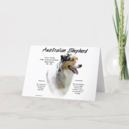 Australian Shepherd History, All about Aussies Feiertagskarte