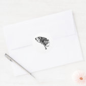 Australian Shepherd Hund Aufkleber – Ink Art Stil (Umschlag)