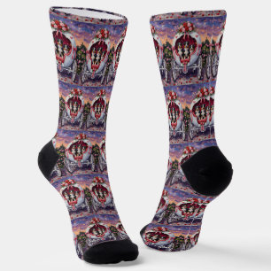 Australian Shepherd Hund Valentinstag Socken