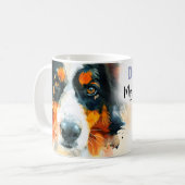 Australian Shepherd Hundefrau Kaffeetasse (Vorderseite Links)