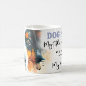 Australian Shepherd Hundefrau Kaffeetasse (Mittel)