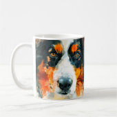 Australian Shepherd Hundefrau Kaffeetasse (Links)