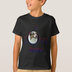Australian Shepherd I Liebe T-Shirt