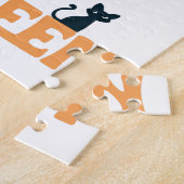 Australian Shepherd In Pumpkin Niedlich Happy Jigs Puzzle (Seite)