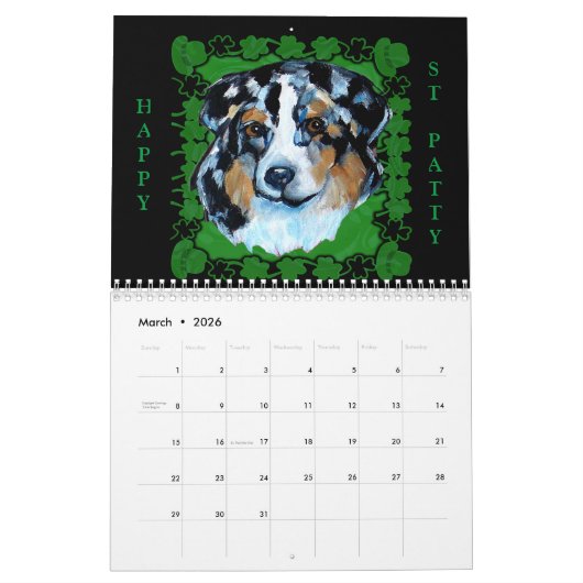AUSTRALIAN SHEPHERD KALENDER (Mär 2026)