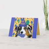 AUSTRALIAN SHEPHERD KARTE (Vorderseite)