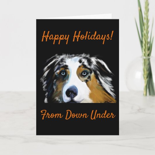 Australian Shepherd Karte (Vorderseite)