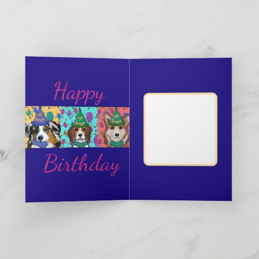 Australian Shepherd Karte (Innenseite)