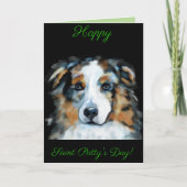 Australian Shepherd Karte (Vorderseite)
