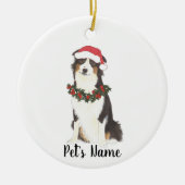 Australian Shepherd Keramik Keramik Ornament (Vorne)
