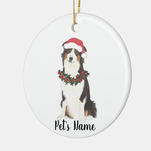 Australian Shepherd Keramik Keramik Ornament (Links)