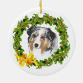 Australian Shepherd Keramik Ornament (Hinten)