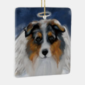 Australian Shepherd Keramikornament (Rechts)