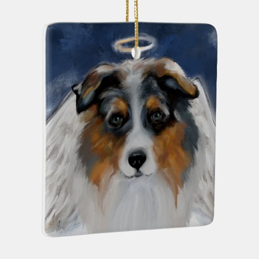 Australian Shepherd Keramikornament (Rechts)