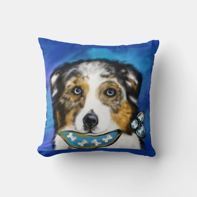 AUSTRALIAN SHEPHERD KISSEN (Vorderseite)