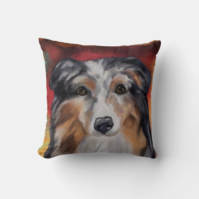 AUSTRALIAN SHEPHERD KISSEN (Vorderseite)