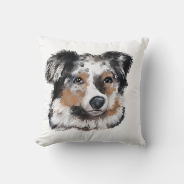 Australian Shepherd Kissen (Vorderseite)