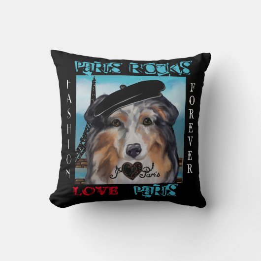 AUSTRALIAN SHEPHERD KISSEN (Vorderseite)