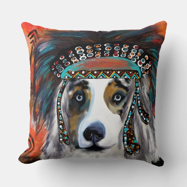 AUSTRALIAN SHEPHERD KISSEN (Vorderseite)