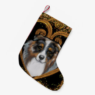 Australian Shepherd Kleiner Weihnachtsstrumpf