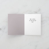 Australian Shepherd Kopf -  Karte (Innenseite)