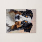 Australian Shepherd Kopf - Puzzle (Horizontal)