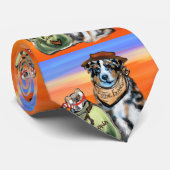AUSTRALIAN SHEPHERD KRAWATTE (Gerollt)