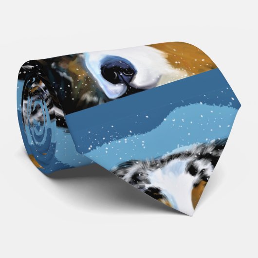 AUSTRALIAN SHEPHERD KRAWATTE (Gerollt)