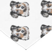 Australian Shepherd Kurzer Tischläufer (Ecke)